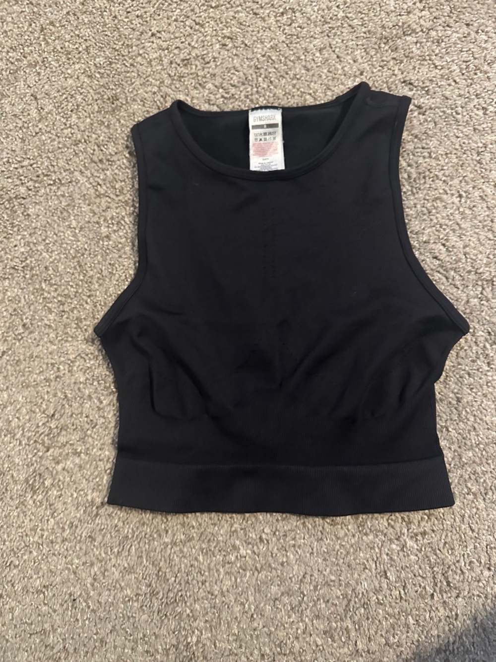 Gymshark Womens Size Small Compression Crop Tank